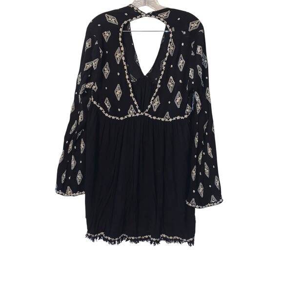 Free People Diamond Embroidered Tunic sz M - Picture 5 of 14